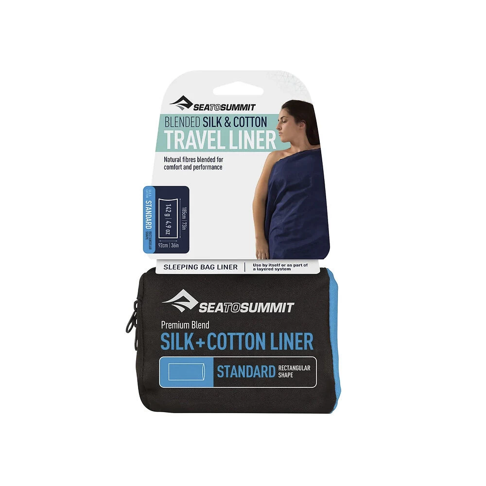 The North Face Sea To Summit Silk-Cotton Blend Travel Liner 1 The North Face Sea To Summit Silk-Cotton Blend Travel Liner