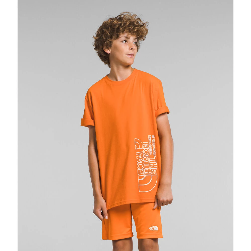 The North Face Boys' Short-Sleeve Graphic Tee 1 The North Face Boys' Short-Sleeve Graphic Tee