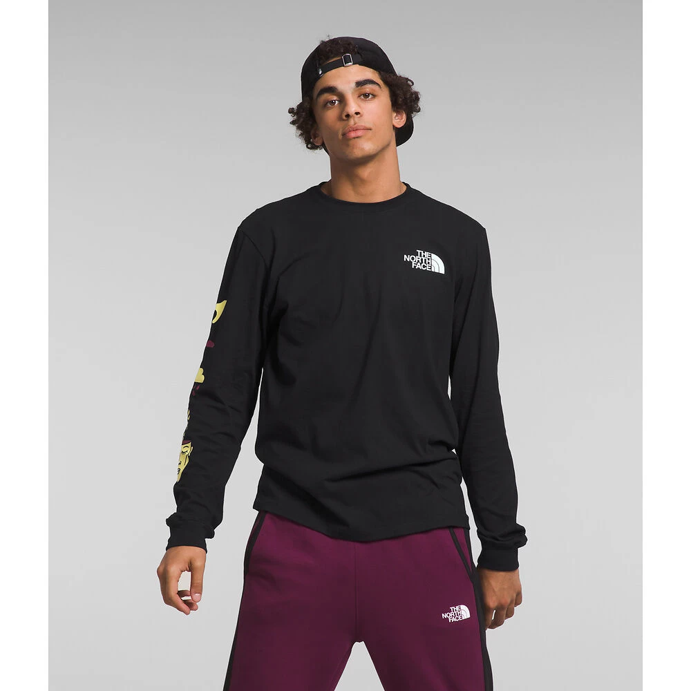 The North Face Men's Long-Sleeve Brand Proud Tee 1 The North Face Men's Long-Sleeve Brand Proud Tee