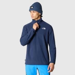 The North Face Men's 100 Glacier Fleece ¼ Zip Fleece -The North Face NF0A855W8K2 1