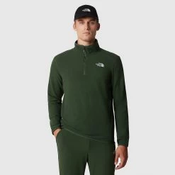 The North Face Men's 100 Glacier Fleece ¼ Zip Fleece -The North Face NF0A855WI0P 1
